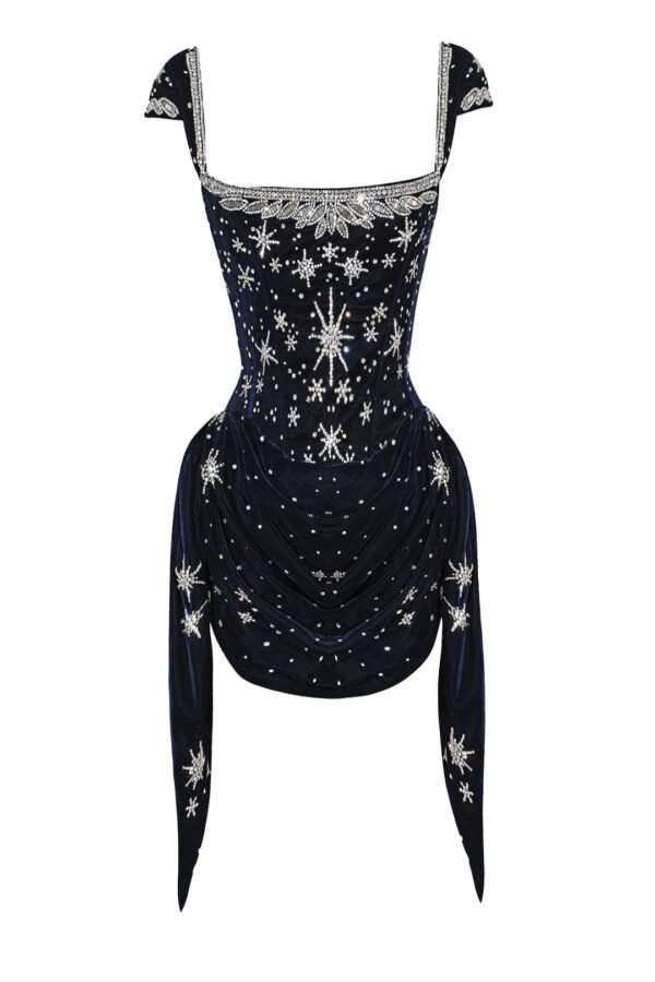 Stella Draped Mini Dress - Image 2